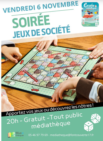 Soirée jeux de société