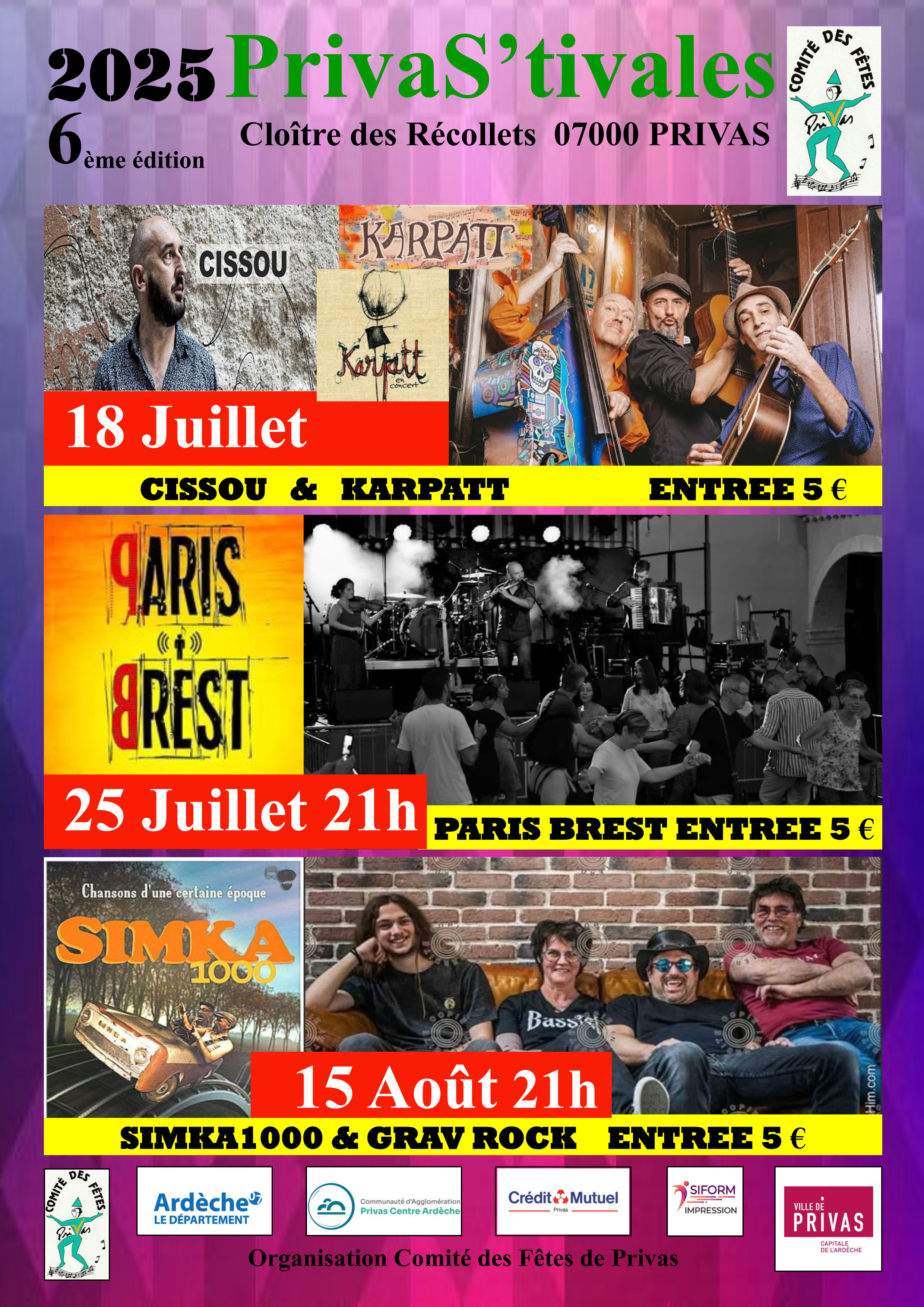 Affiche PrivaS'tivales