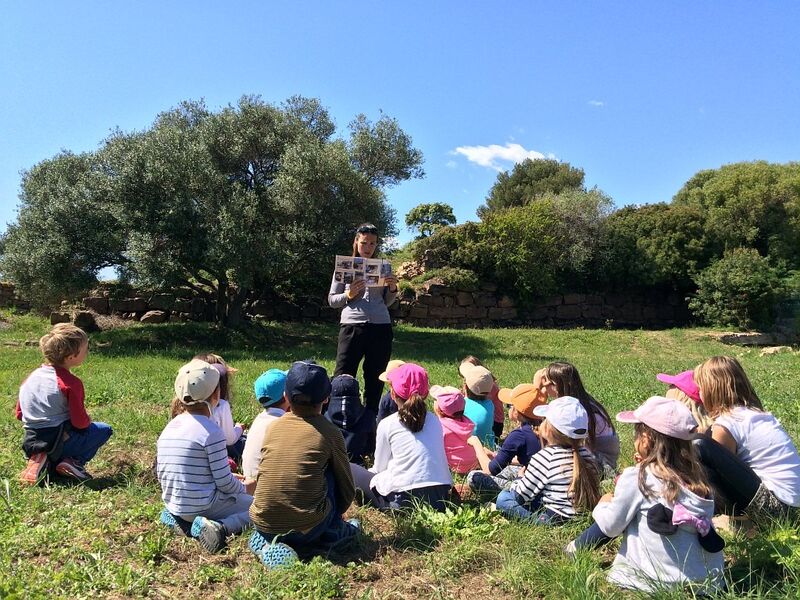 Visite guidée spéciale enfant Hyères almanarre site archéologique