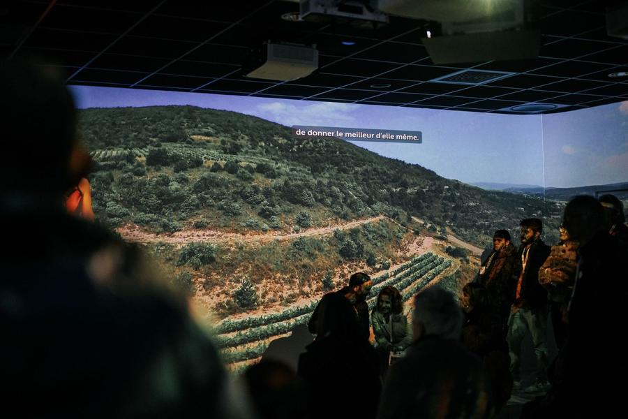 Visite du parcours sensoriel et immersif de Néovinum_Ruoms