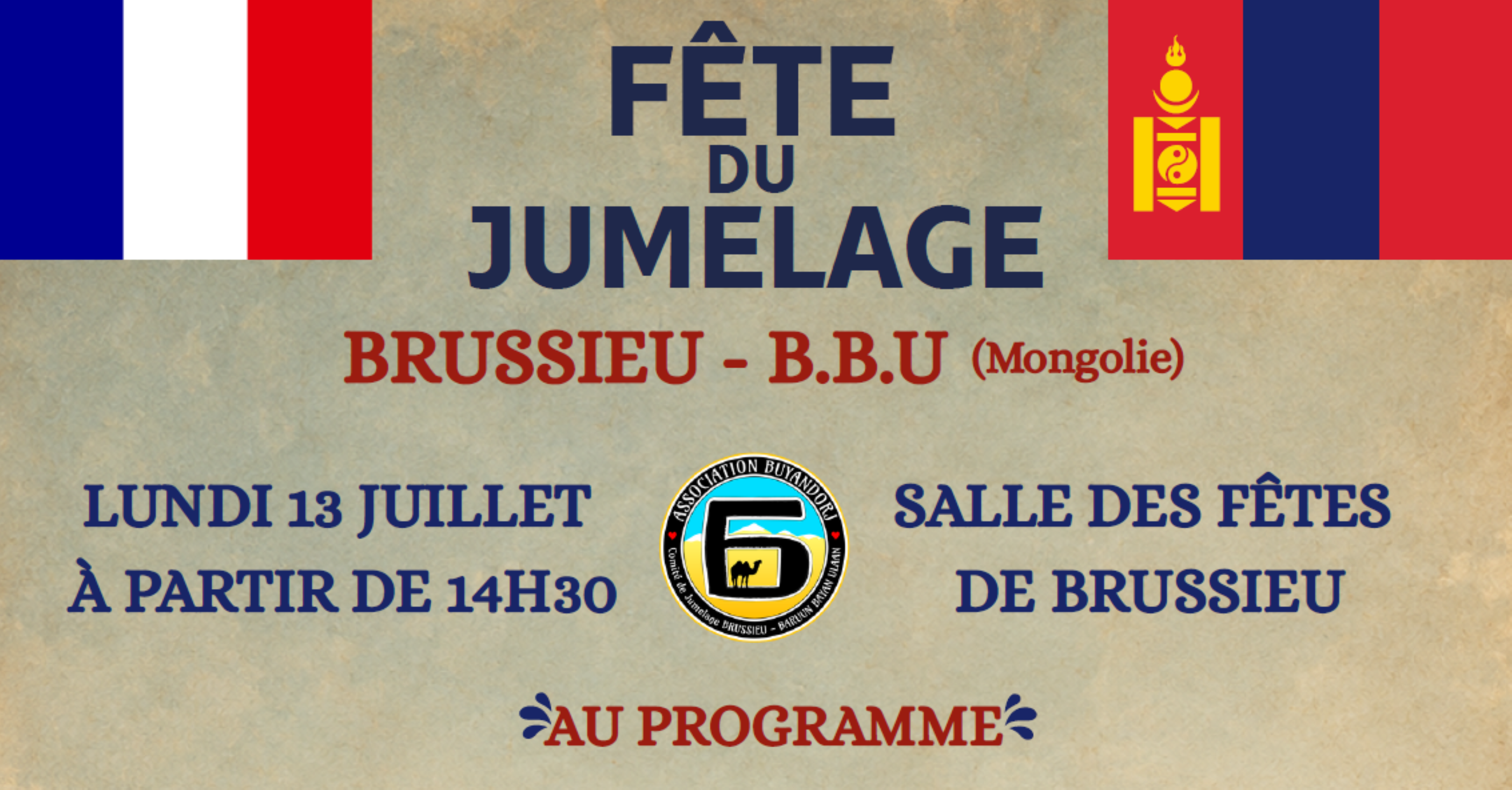 Fête du Jumelage entre Brussieu et BBU