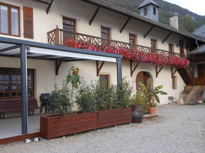 le balcon et la pergola