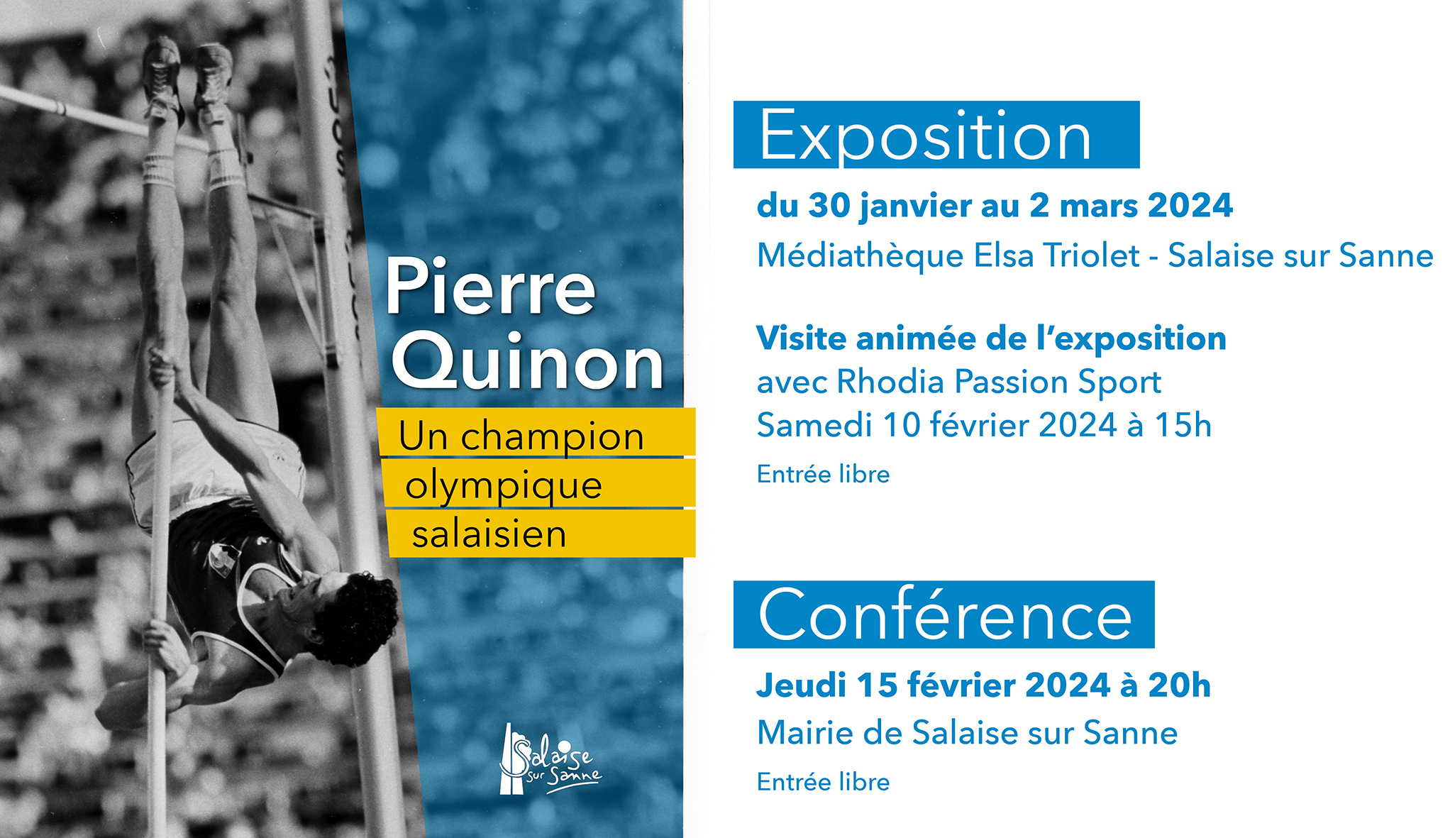 Exposition Pierre Quinon, un champion olympique salaisien