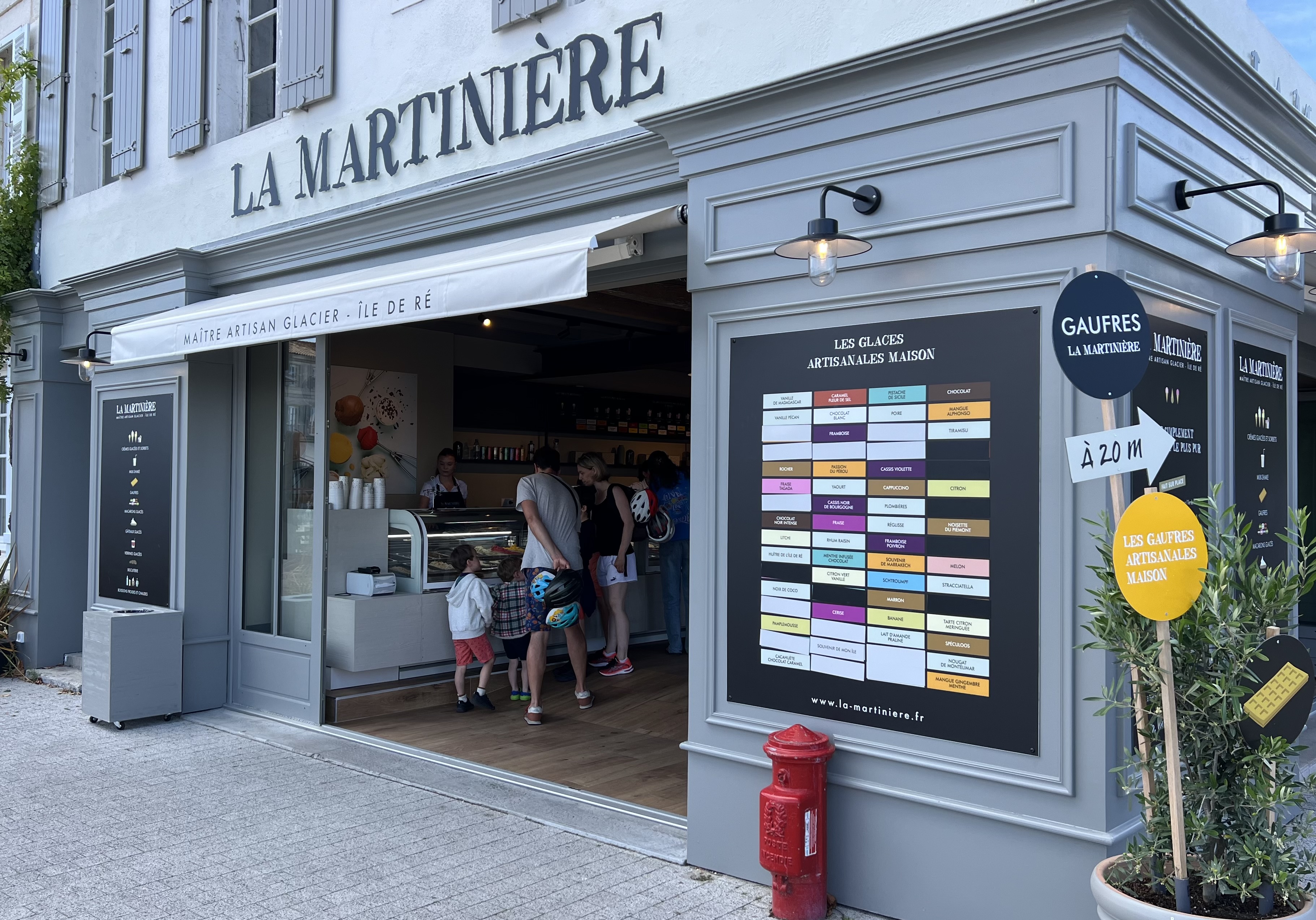 La Martinière - Le glacier à La Flotte - Vente à emporter