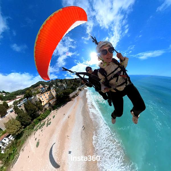 Atterrissage sur la plage du Golfe bleu