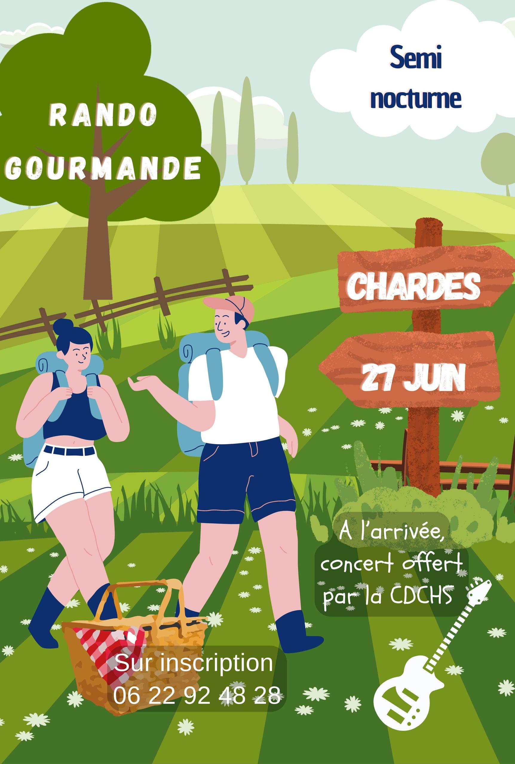 Randonnée semi nocturne avec escales gourmandes