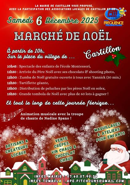Marché de Noël à Castillon