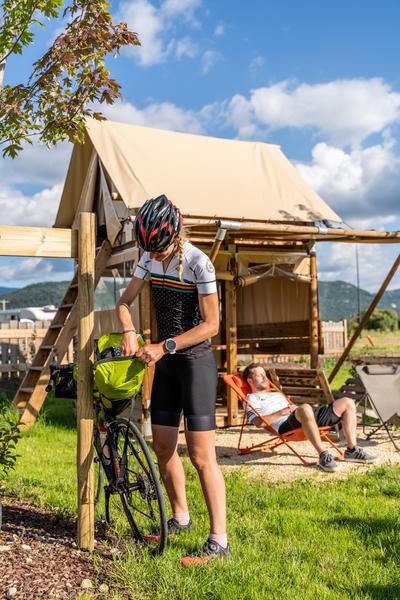 Les Lodges de la Viarhôna : étape idéale pour le scyclistes de la ViaRhôna entre Genève et Lyon