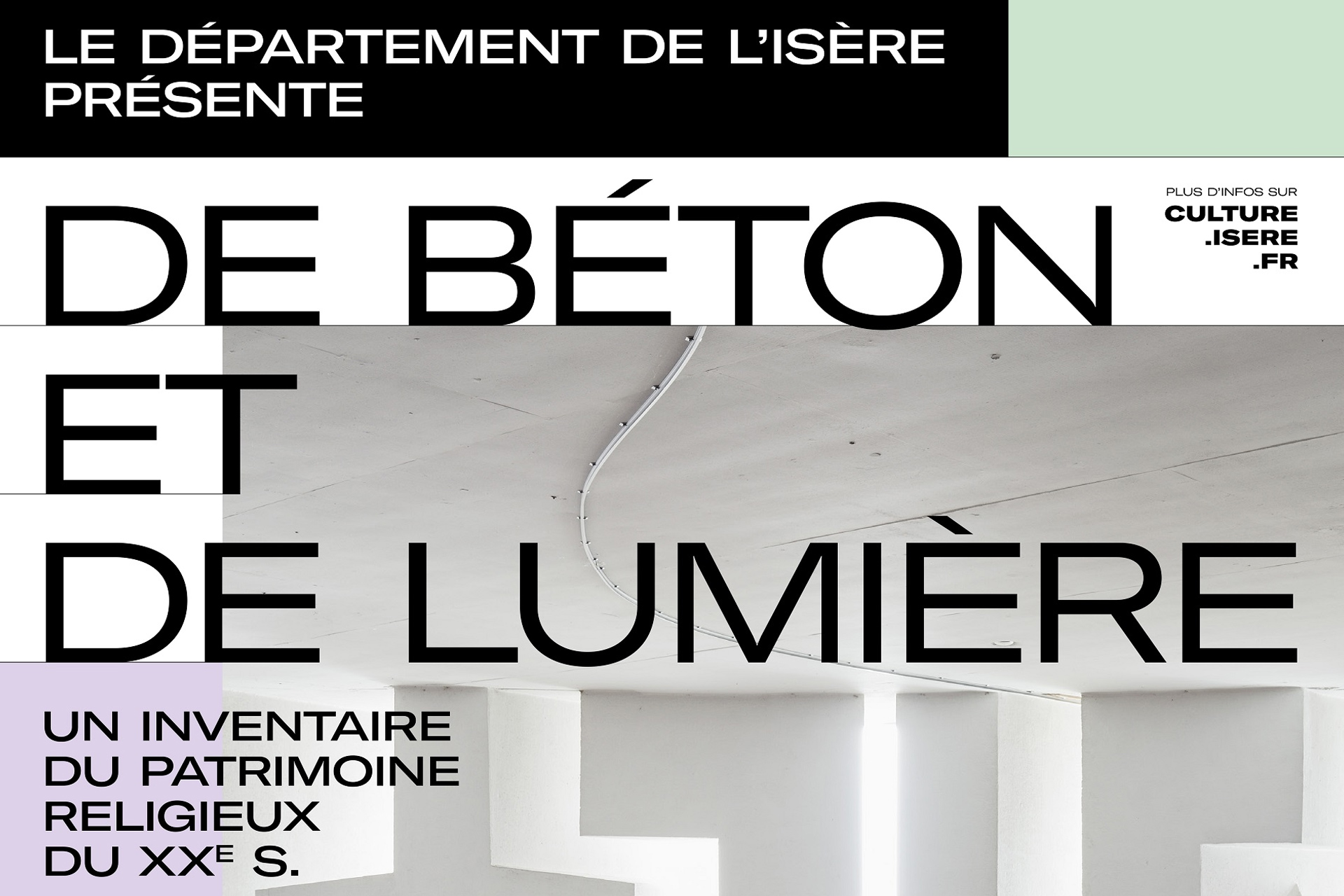 Inauguration exposition "De béton et de lumière" à Chamrousse