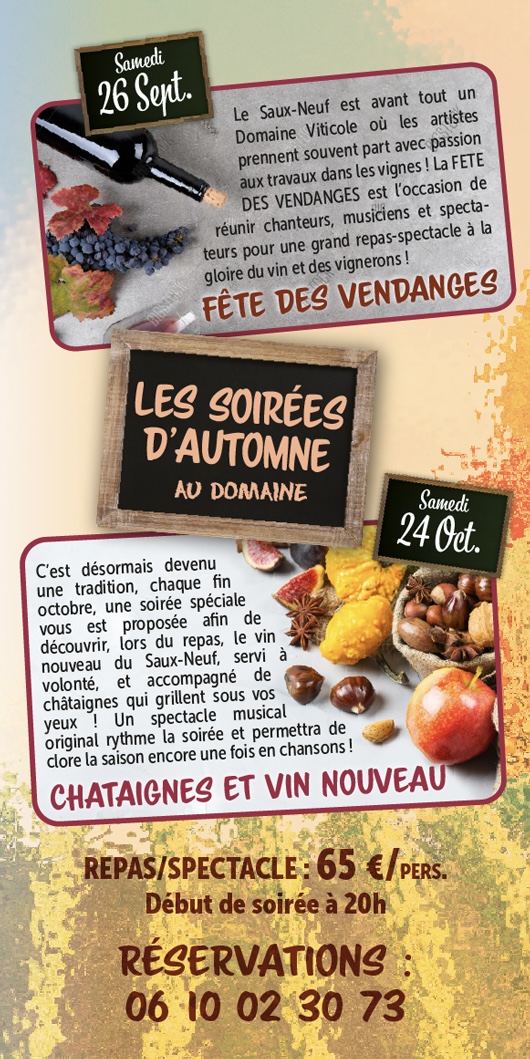 LES SOIREES DE L'AUTOMNE