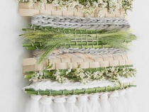 Atelier art floral enfant - Tissage végétal_Panissières