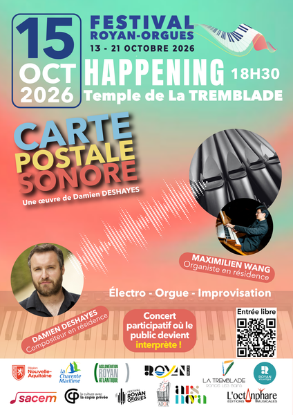 Festival Royan Orgues - Happening La Tremblade