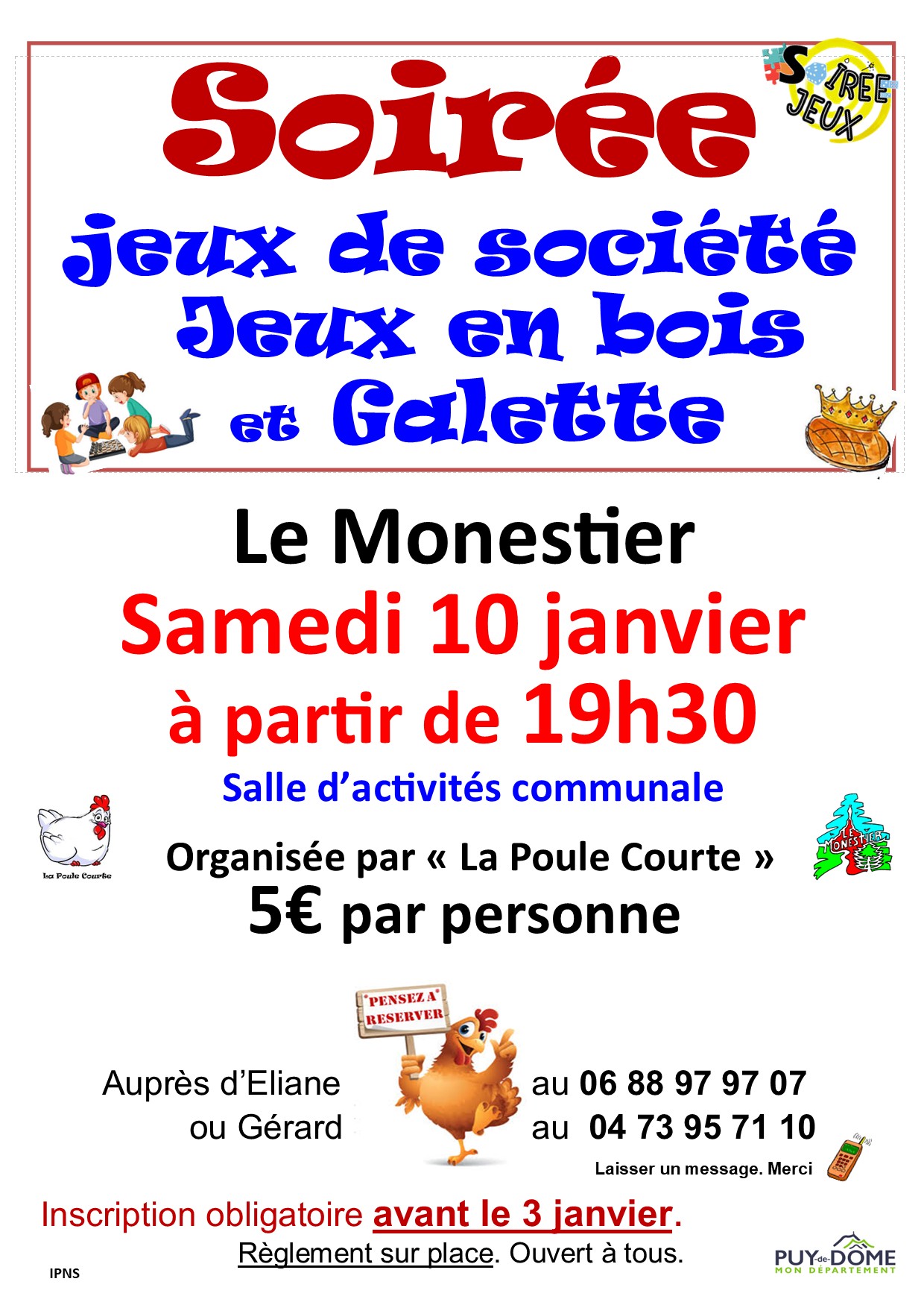 Soirée jeux // Le Monestier