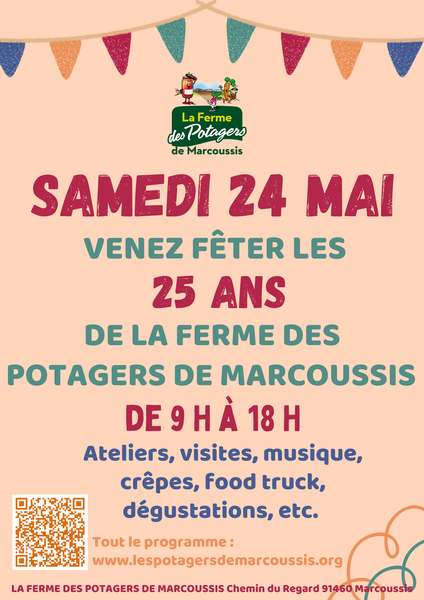 La Ferme des Potagers de Marcoussis fête ses 25 ans !