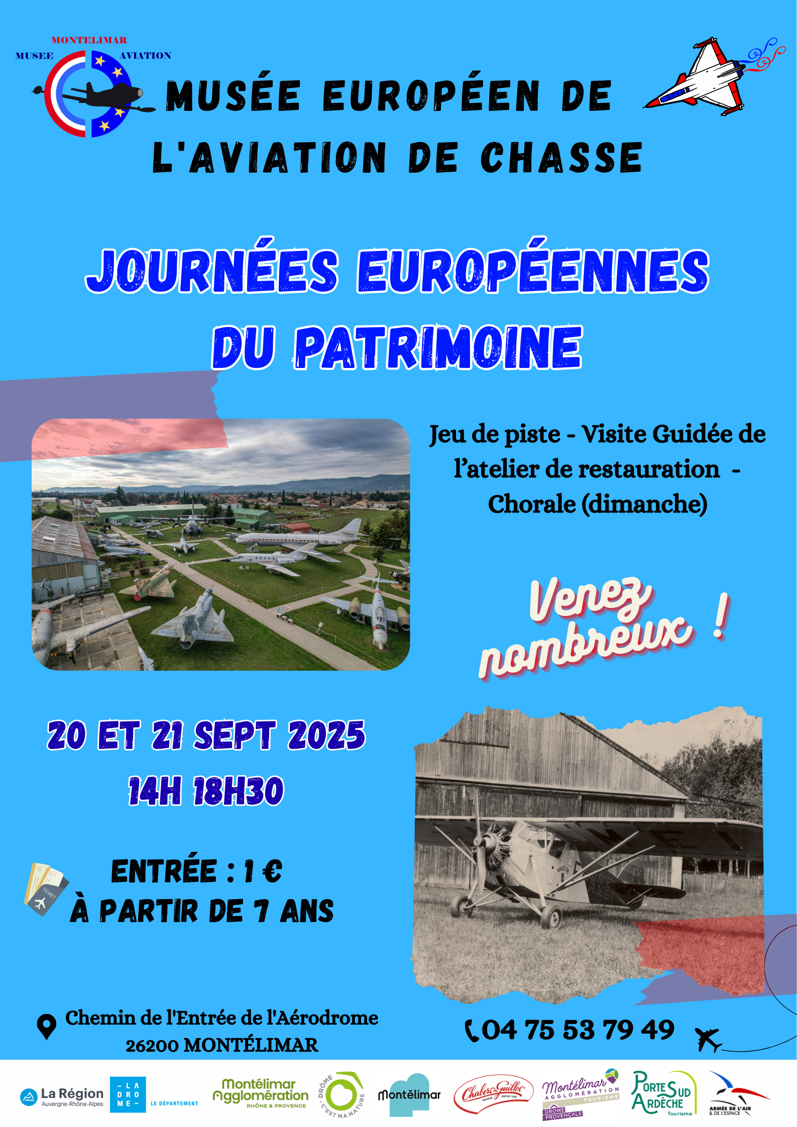 Journées Européennes du Patrimoine au musée de l'Aviation