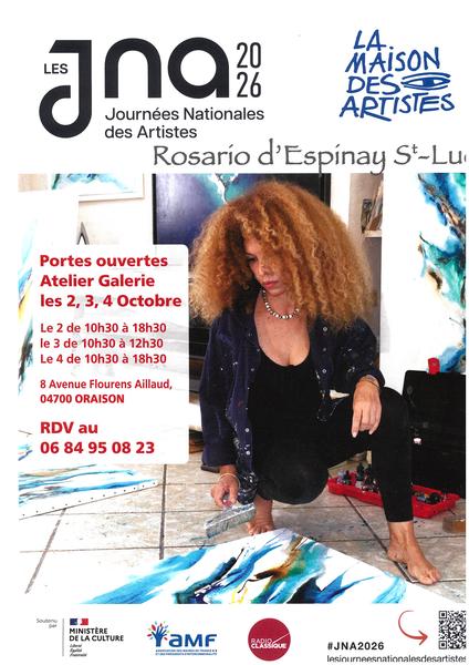 Atelier Galerie ouvert  ,Journées nationales des artistes