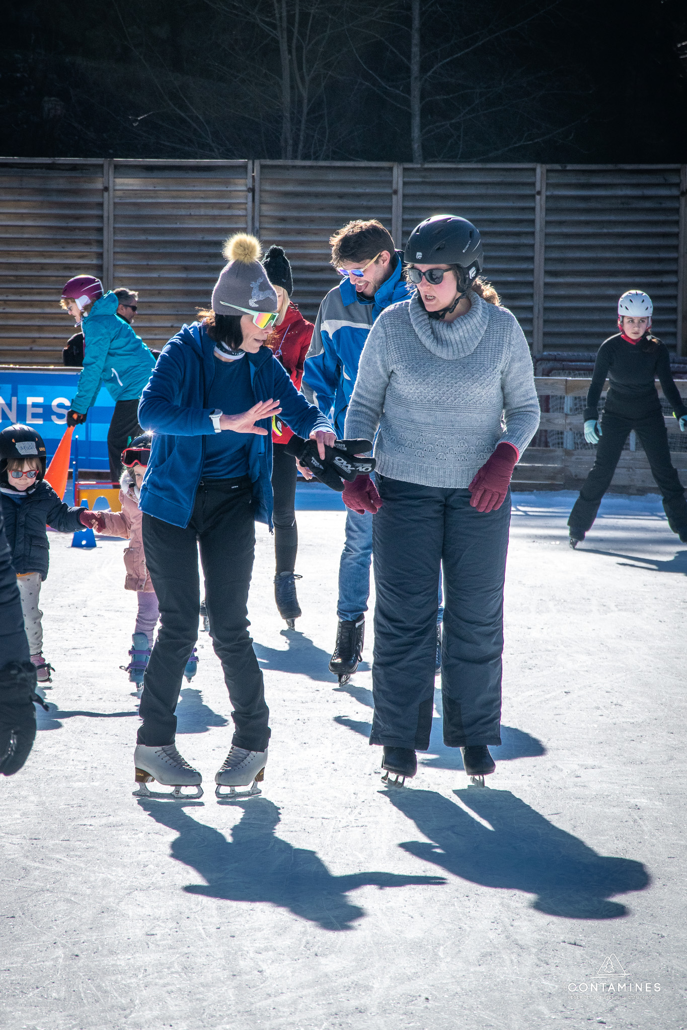 Initiation au patin à glace