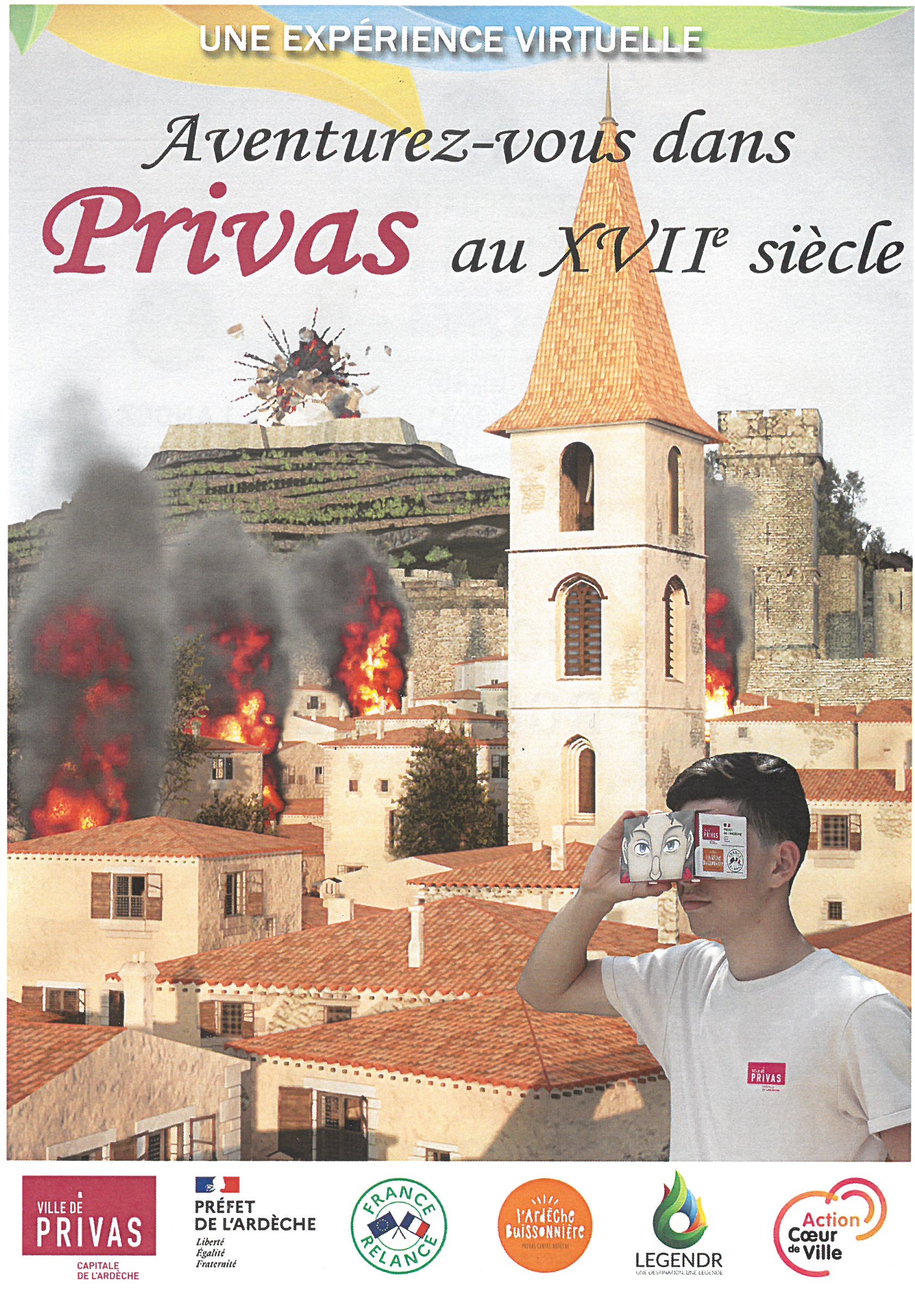 Events…Put it in your diary : Expérience virtuelle : Aventurez-vous dans Privas au XVIIe siècle !