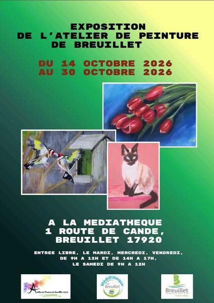 Exposition de l'atelier de peinture de Breuillet