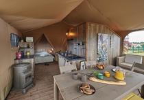 Espace vie de la lodge safari