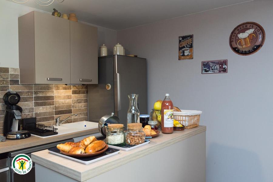 l espace cuisine séjour