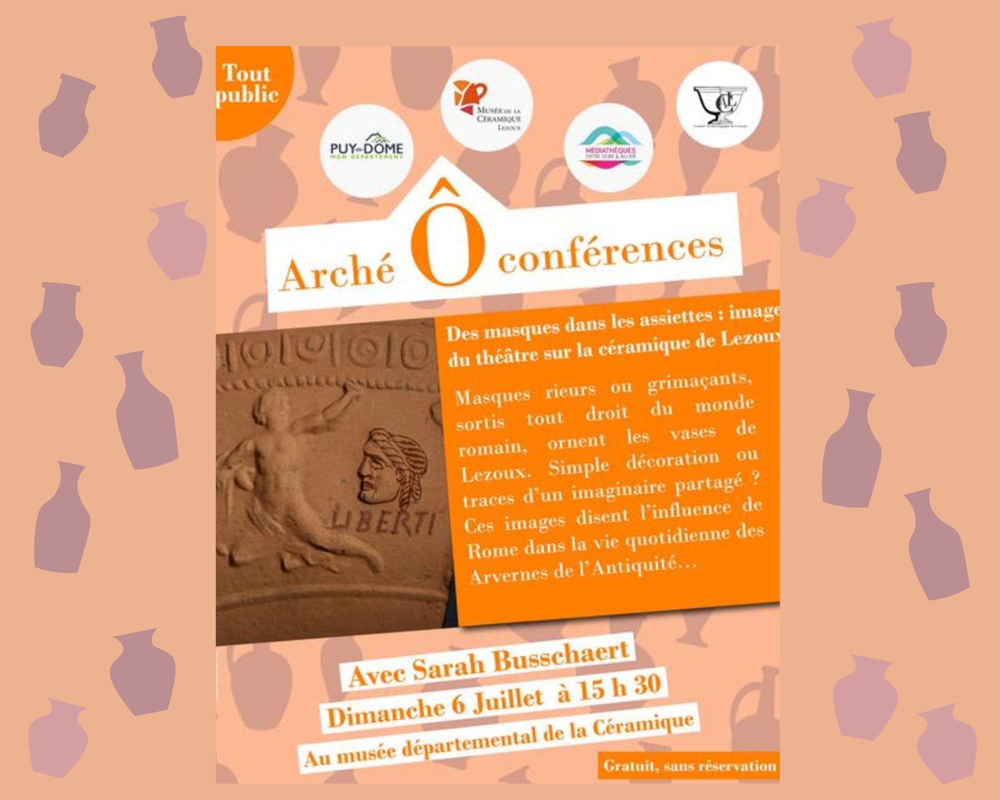 Arché Ô conférence - Des masques dans les assiettes :