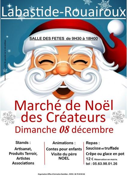 Marché de noël à Labastide-Rouairoux 