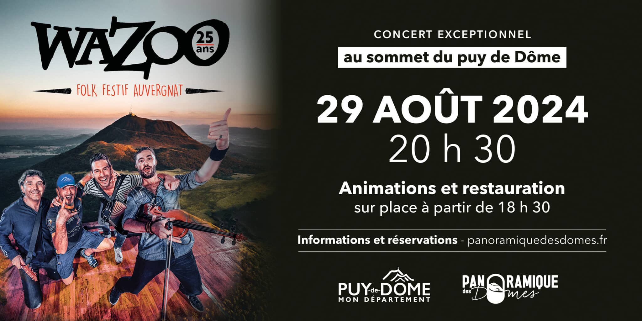 Concert Wazoo | Sommet du puy de Dôme