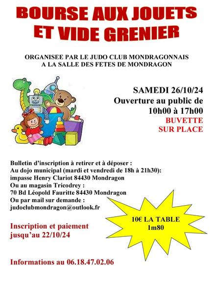 Bourse aux jouets et vide grenier>