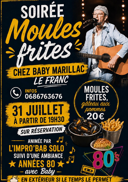 Soirée moules frites
