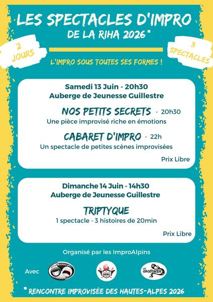 Les spectacles d'impro de la RIHA