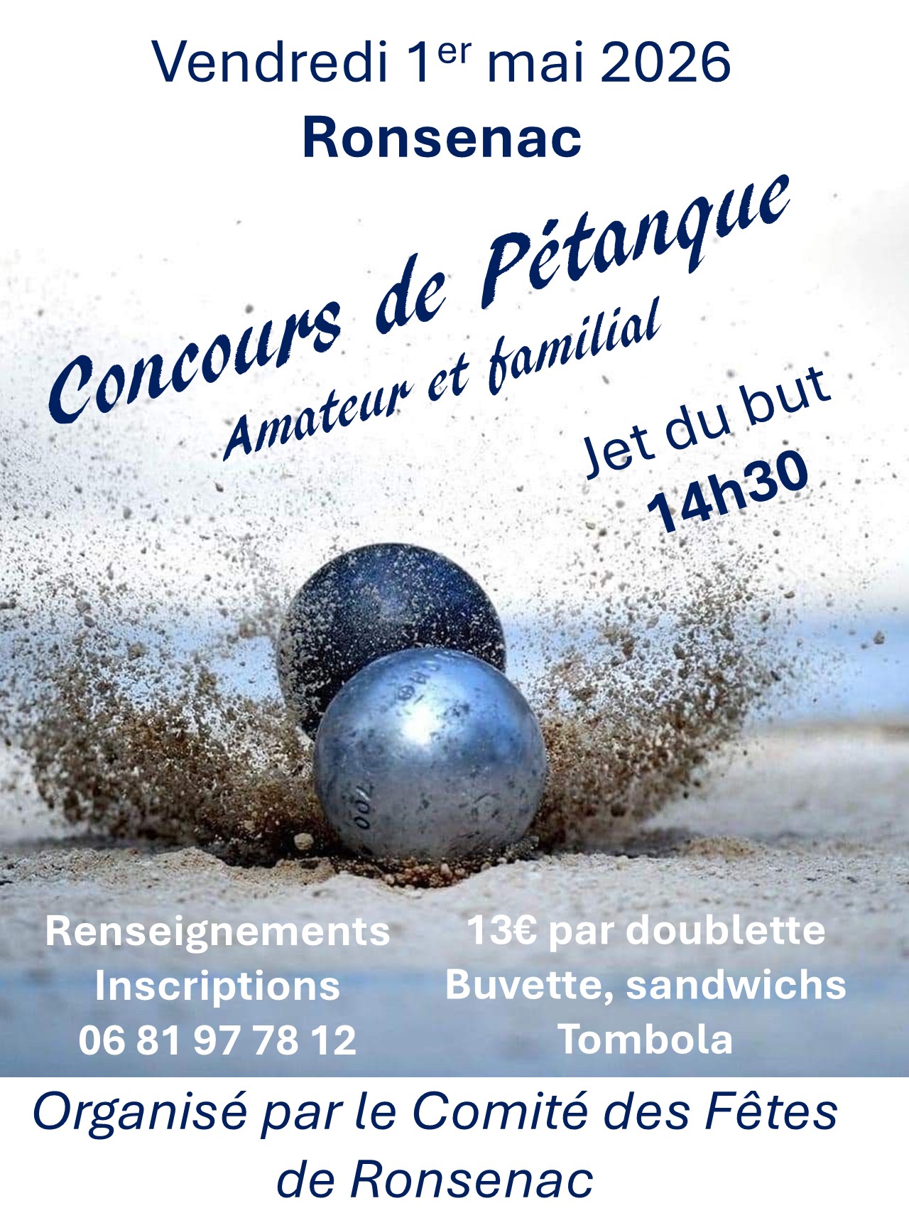 Concours de pétanque
