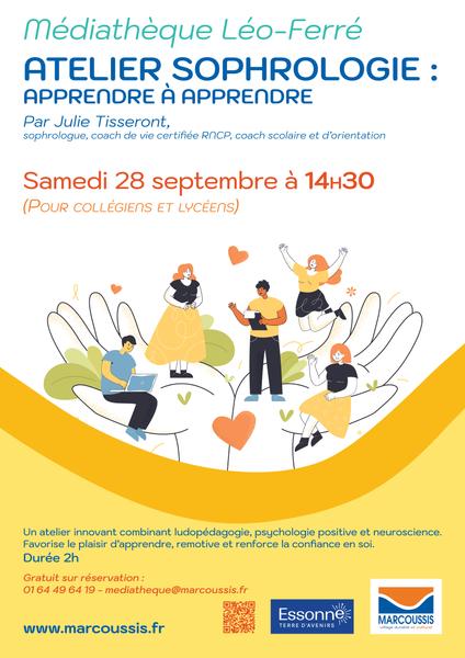 Atelier de sophrologie pour collégiens et lycéens Le 28 sept 2024