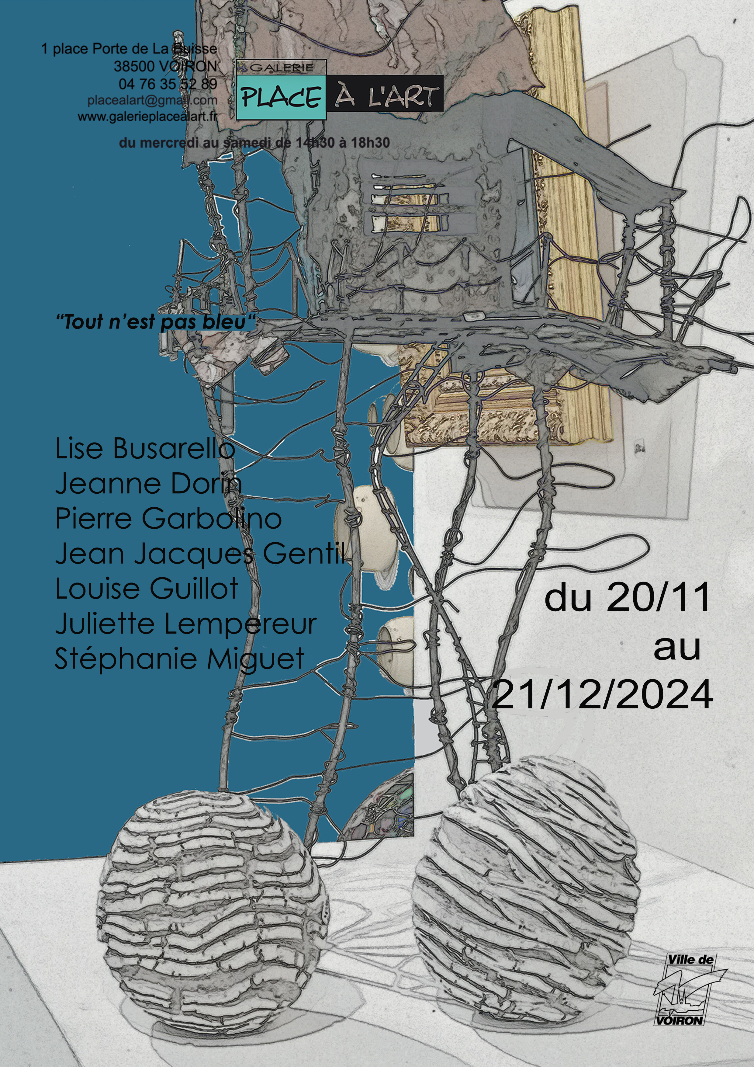 Exposition : Tout n’est pas bleu