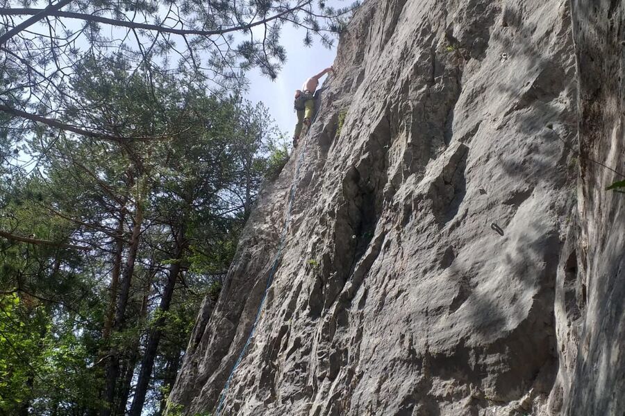 Escalade au Rocher de l'Ombre