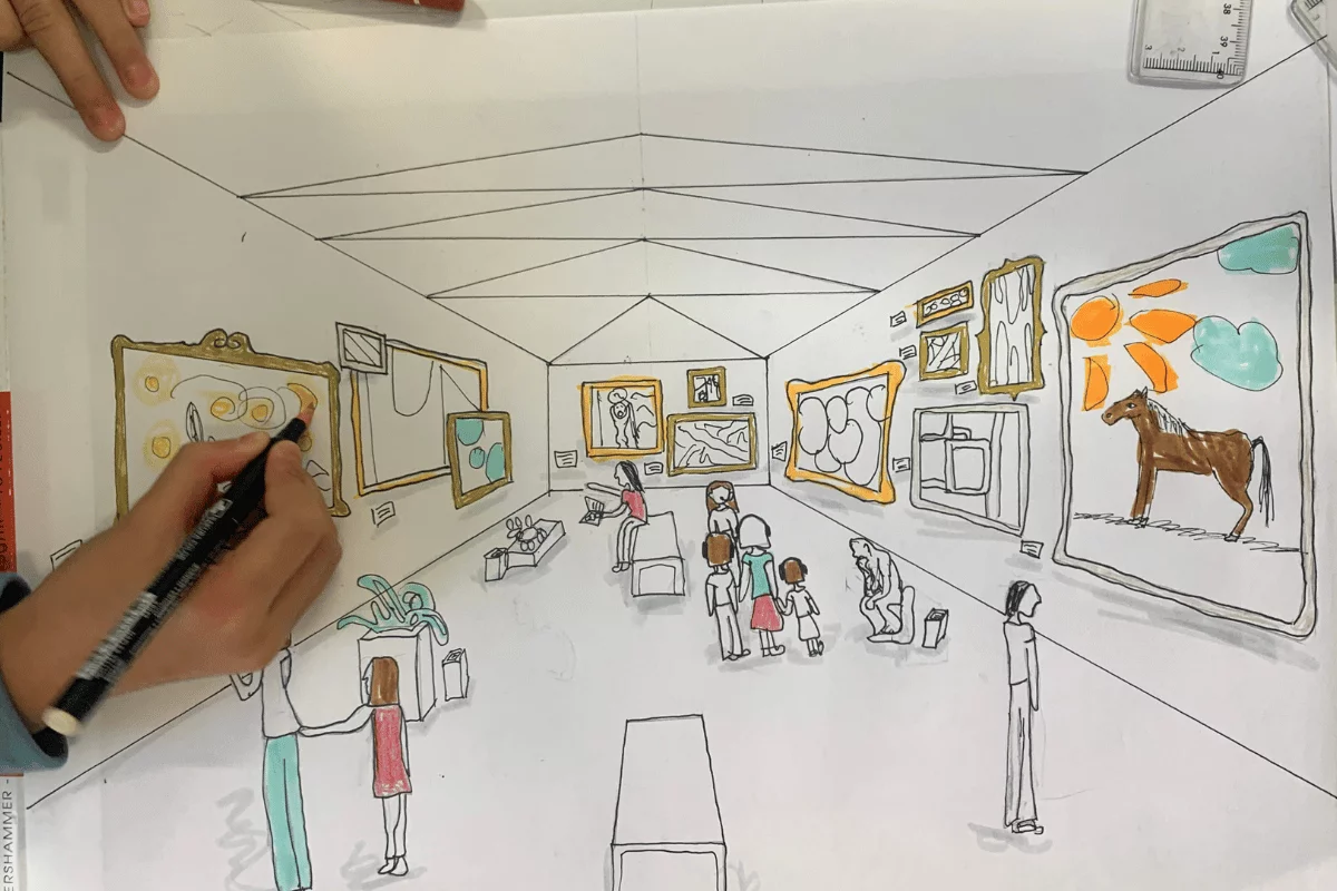 Atelier dessin "Perspective à Flaine"