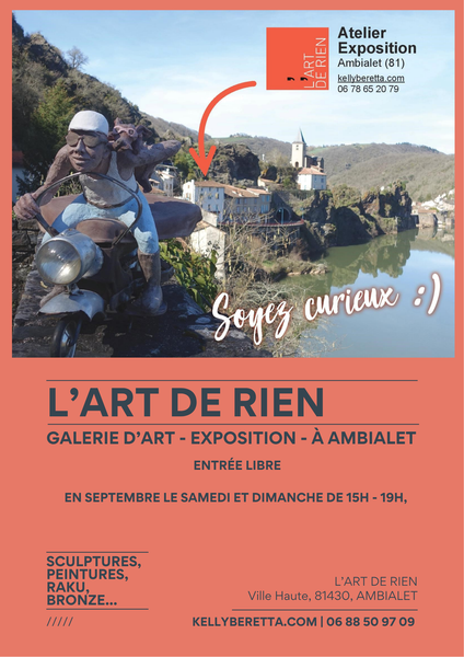 Visite de la galerie l'Art de Rien