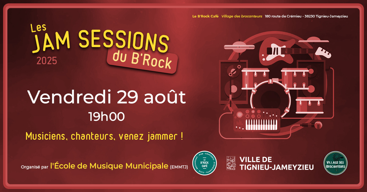 Jam sessions au B'Rock café - Tignieu-Jameyzieu - Balcons du Dauphiné
