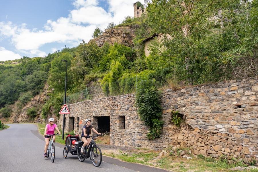 Liaison cyclable : des rives de l'Alagnon aux monts du Cantal