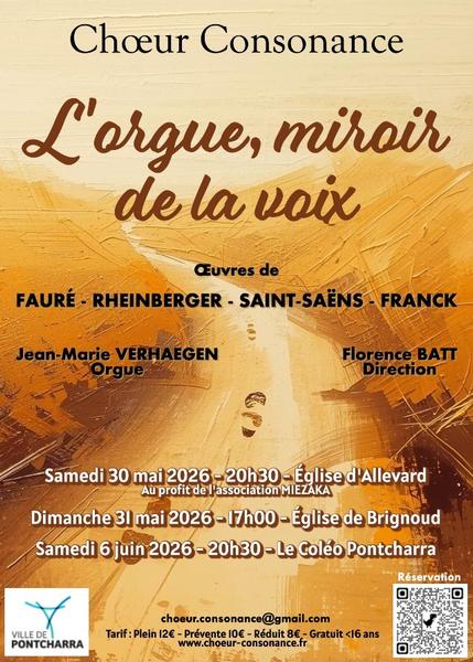 Chœur Consonance - L'orgue, miroir de la voix