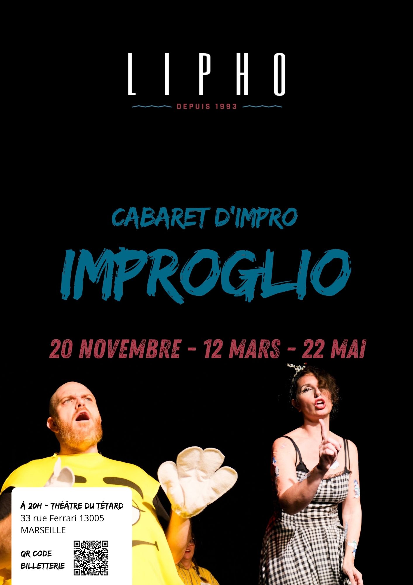Improglio – cabaret d’improvisation théâtrale
