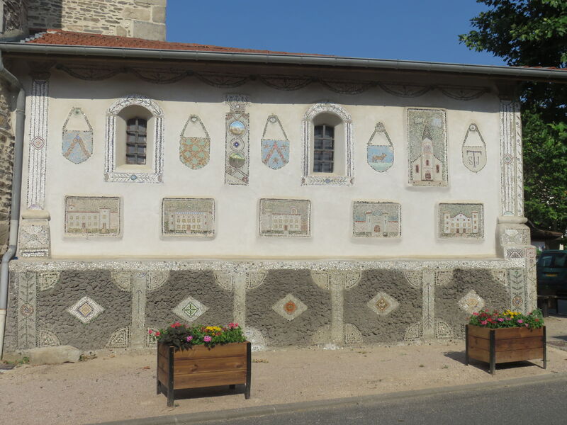 Les Mosaïques de la sacristie BEAUVALLON Saint Jean de Touslas