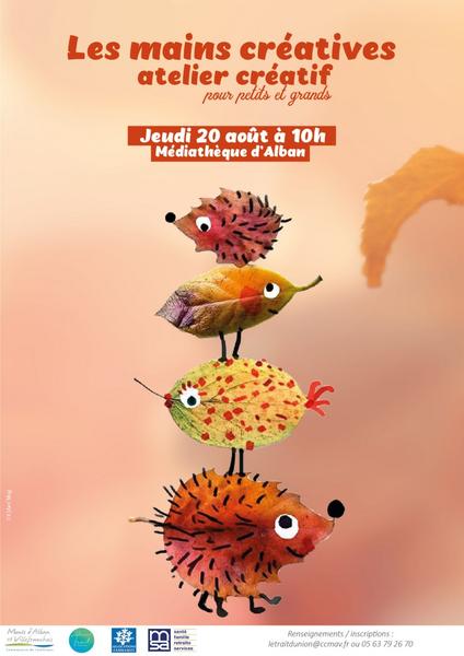 Les Mains Créatives - Atelier créatif pour petits et grands - le Trait d'Union