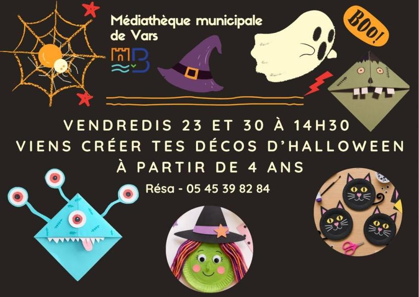 Viens créer tes décos d'Halloween
