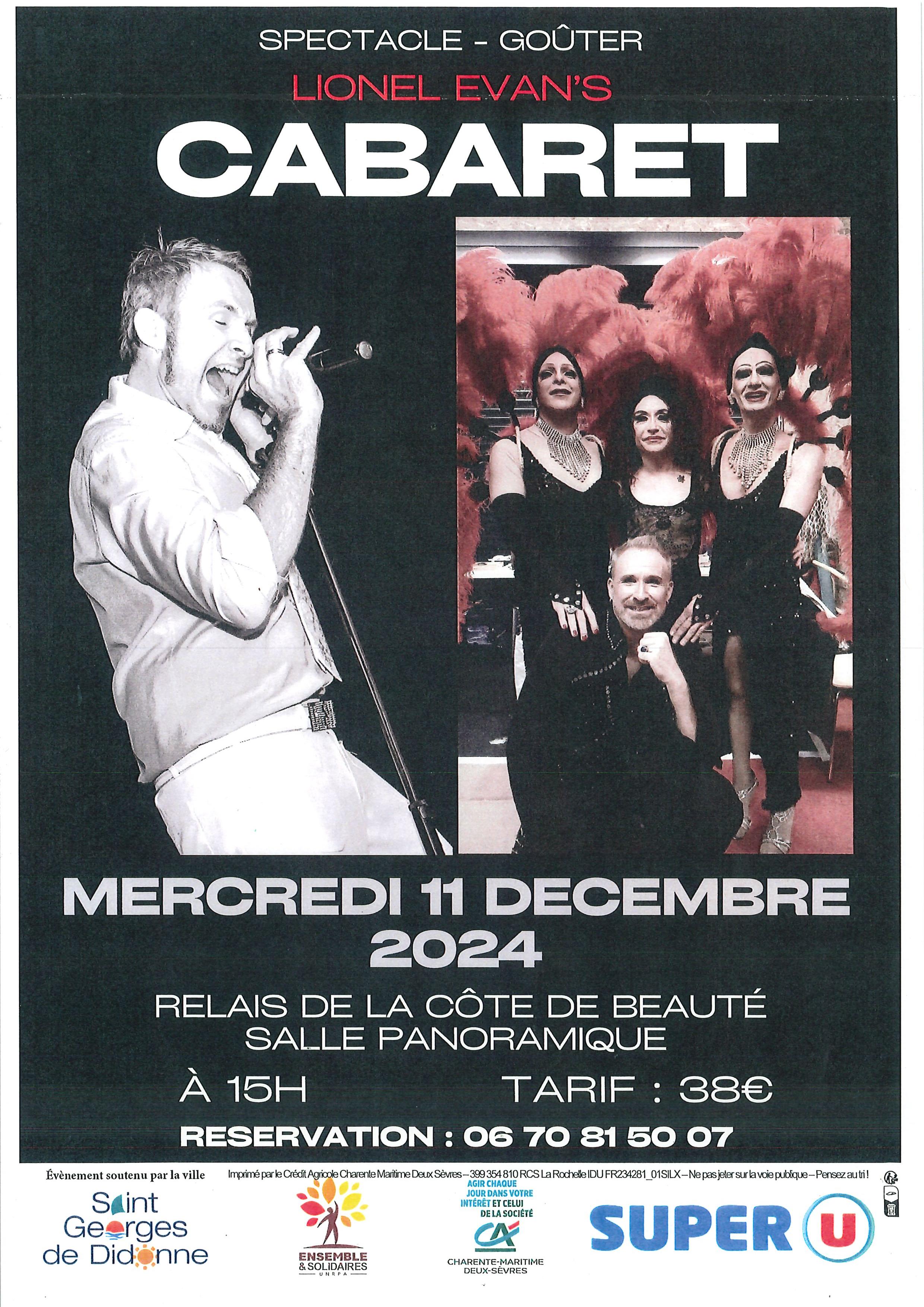 Cabaret Lionel Evans