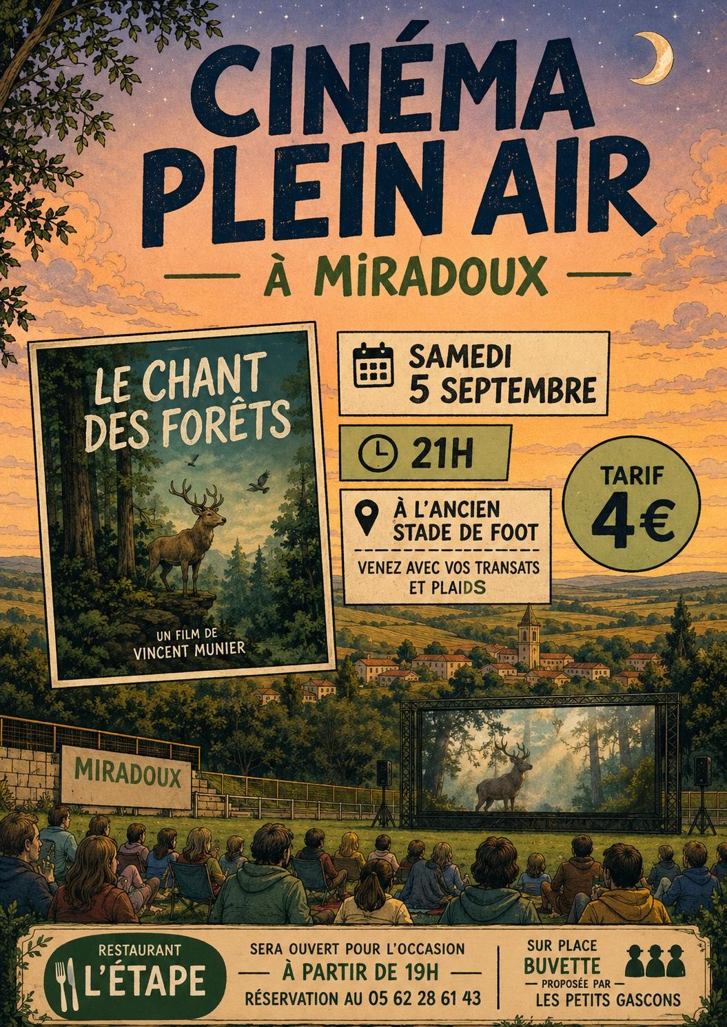 Cinéma en plein air_Miradoux
