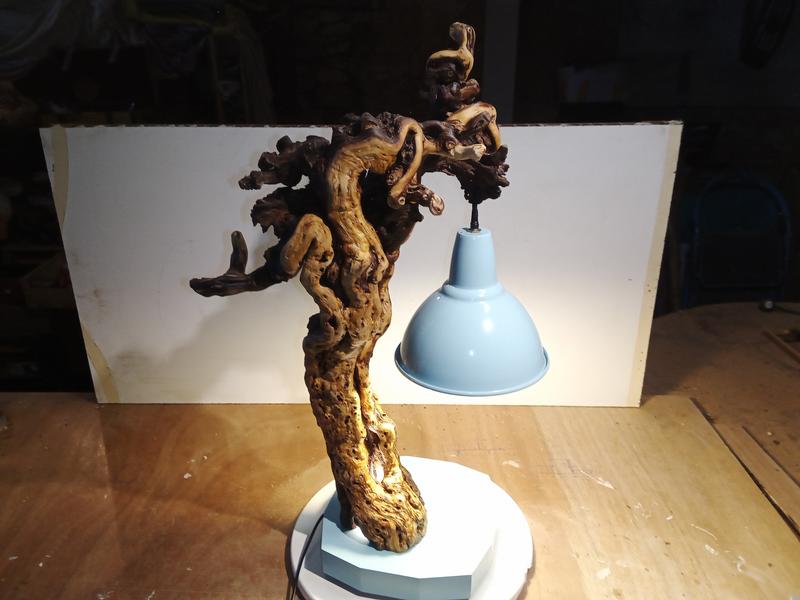 Lampe pendante bleue