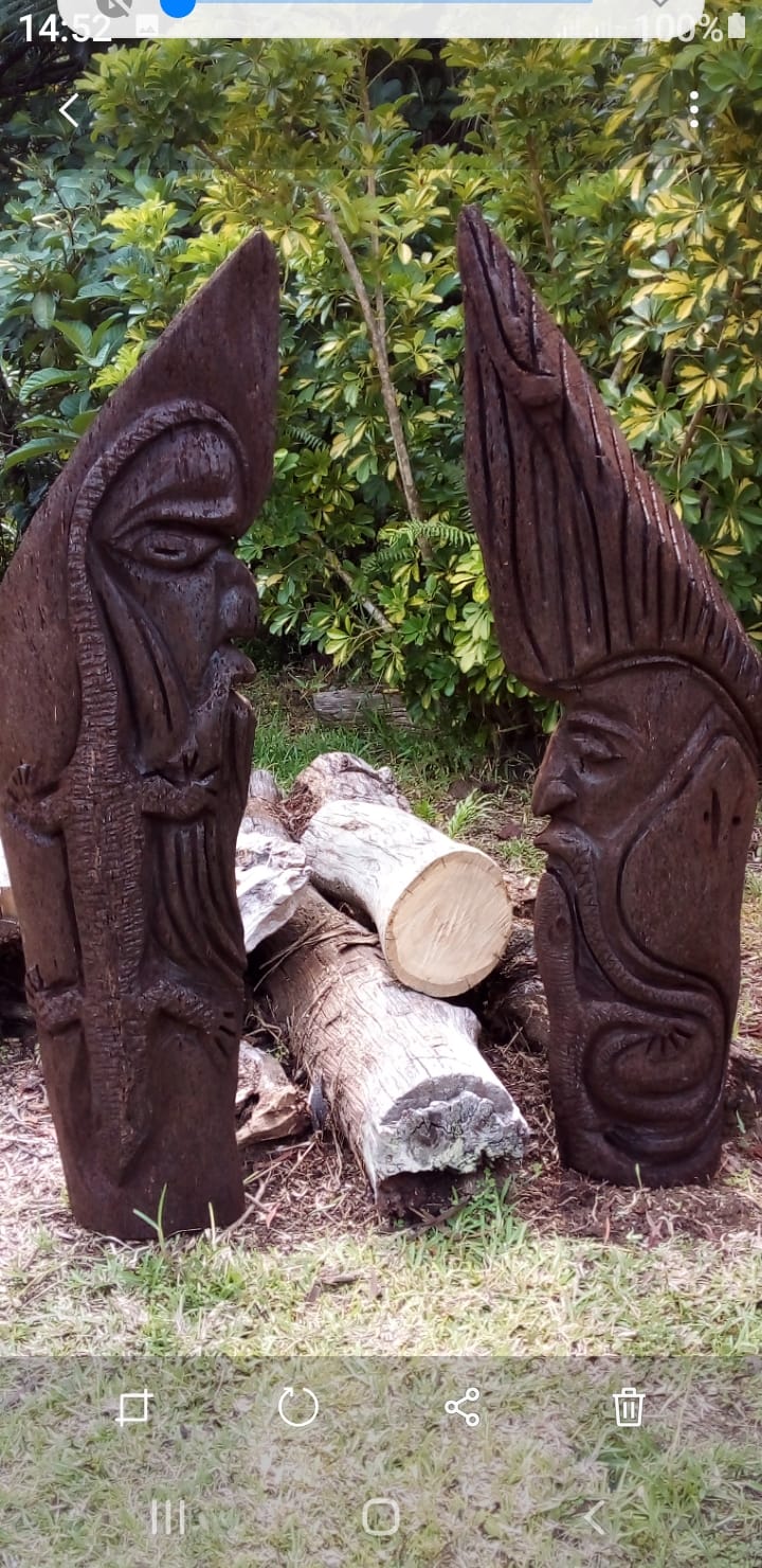 Initiation sculpture à la tribu de Monéo
