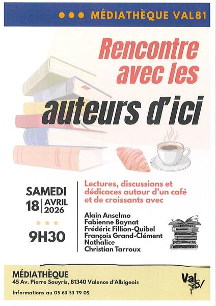 Rencontre avec les auteurs d'ici