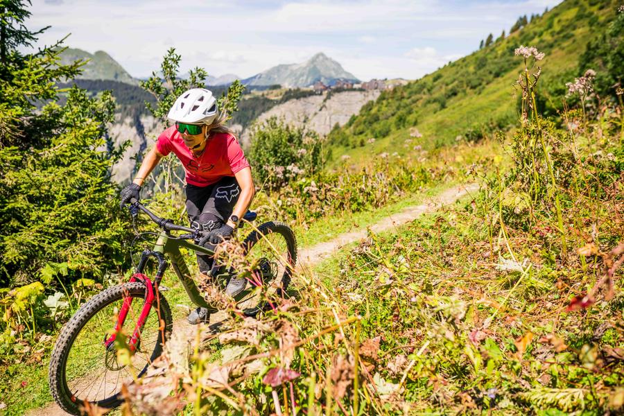 Piste rouge Lac Vert par Mossettes_Avoriaz